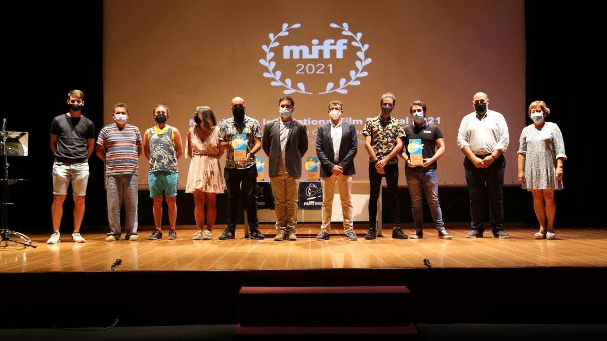 Entrega de galardones en el VI Festival Internacional de Cine de Mequinenza