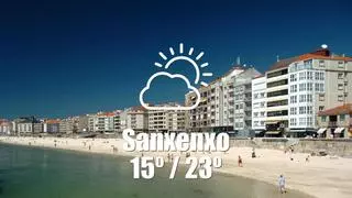 El tiempo en Sanxenxo: previsión meteorológica para hoy, martes 16 de junio