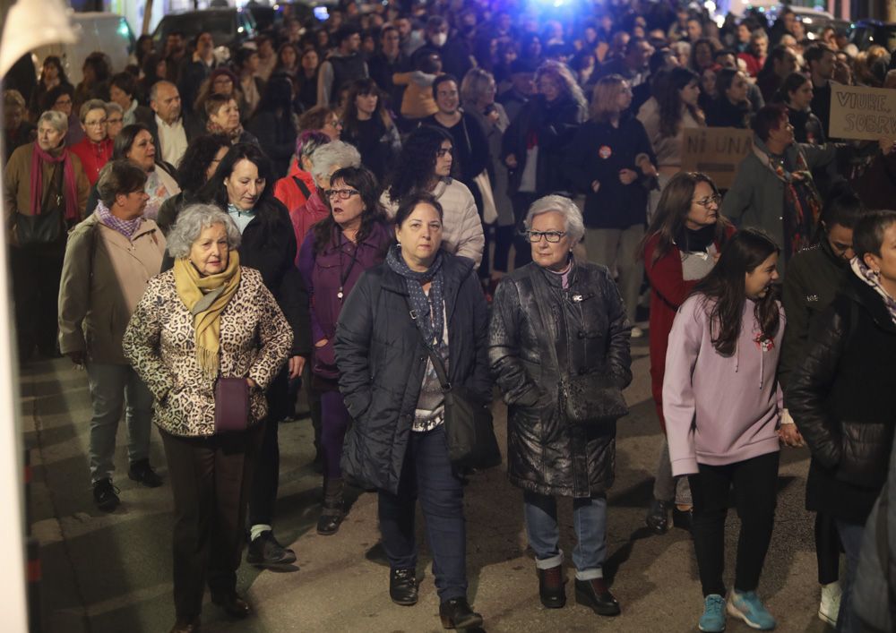 Sagunt grita contra la violencia machista el 25N