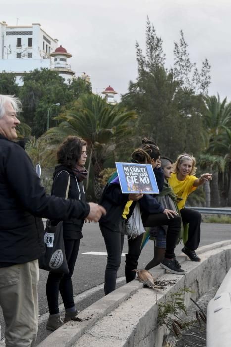 15-11-19 LAS PALMAS DE GRAN CANARIA.PLAZA DE SANTA ANA-PRISION DE SAN JUAN. LAS PALMAS DE GRAN CANARIA. Marecha contra los CIES. Fotos: Juan Castro.  | 15/11/2019 | Fotógrafo: Juan Carlos Castro