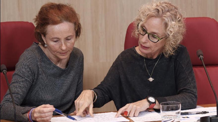 Antonia Alduán y María Nebot, en una imagen de archivo.