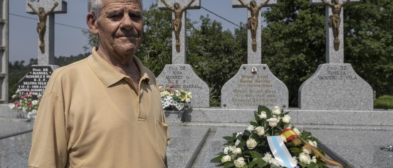 El homenaje a Miguel Ángel Blanco en la recóndita aldea ourensana donde reposa