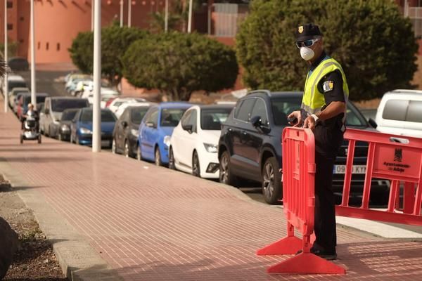 Zona del hotel del sur de Tenerife donde se detectó el caso de Coronavirus