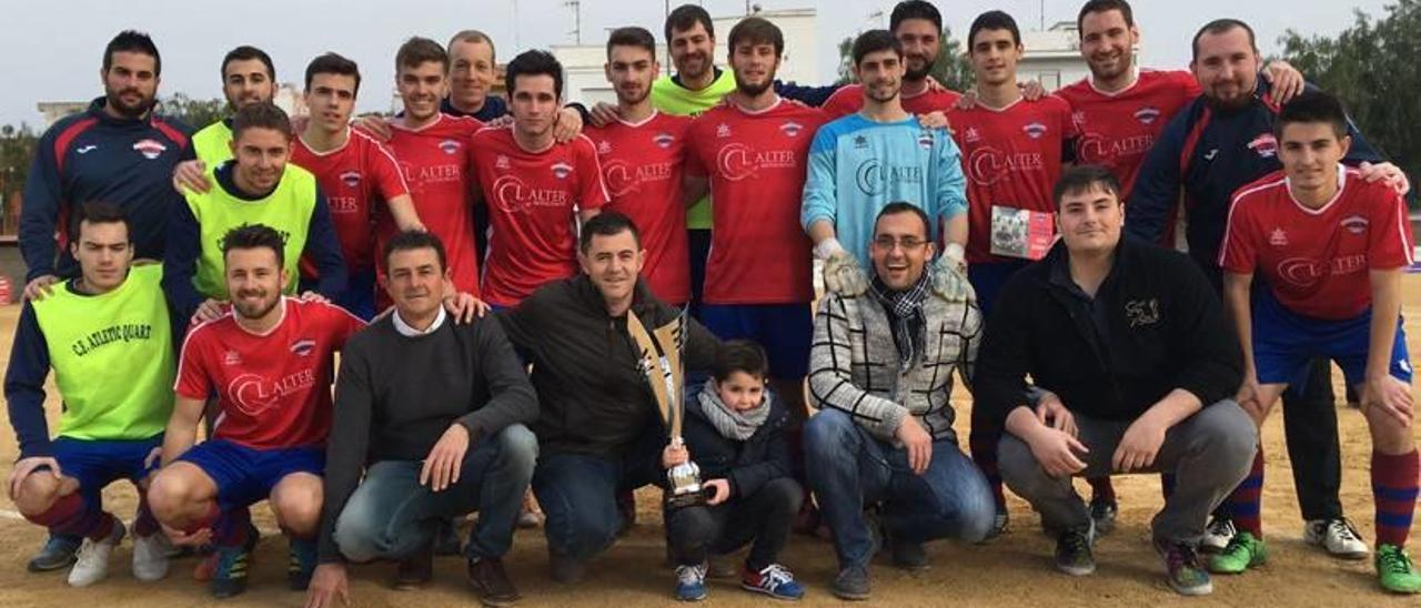 El fútbol de Quart homenajea a los campeones de la Copa Generalitat