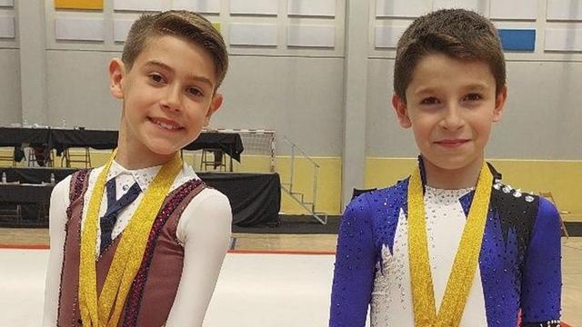 Jorge Barrio y Mateo López, del Club Rítmica Benavente. | CEDIDA