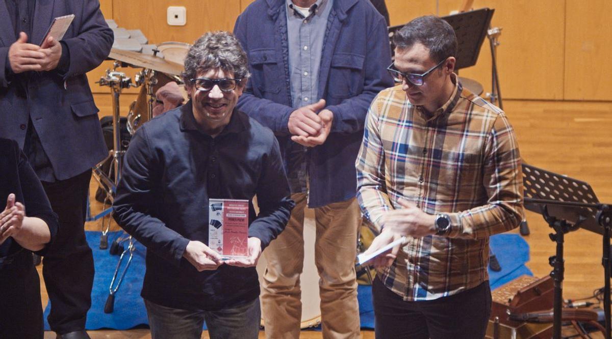 Xus Gandia, primer premio de la modalitat d'arcordió