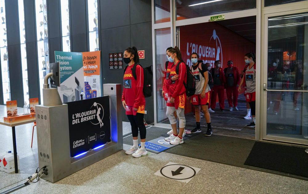 Selección española de baloncesto en Valencia