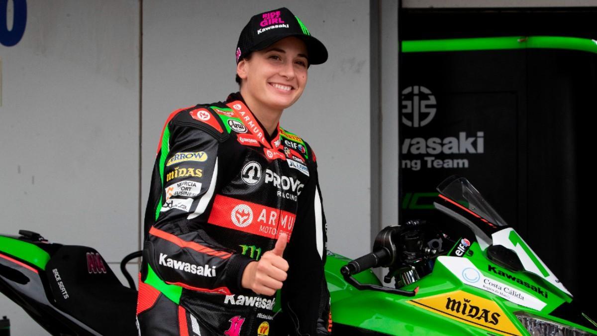 Ana Carrasco en el Circuito de de Jerez-Ángel Nieto
