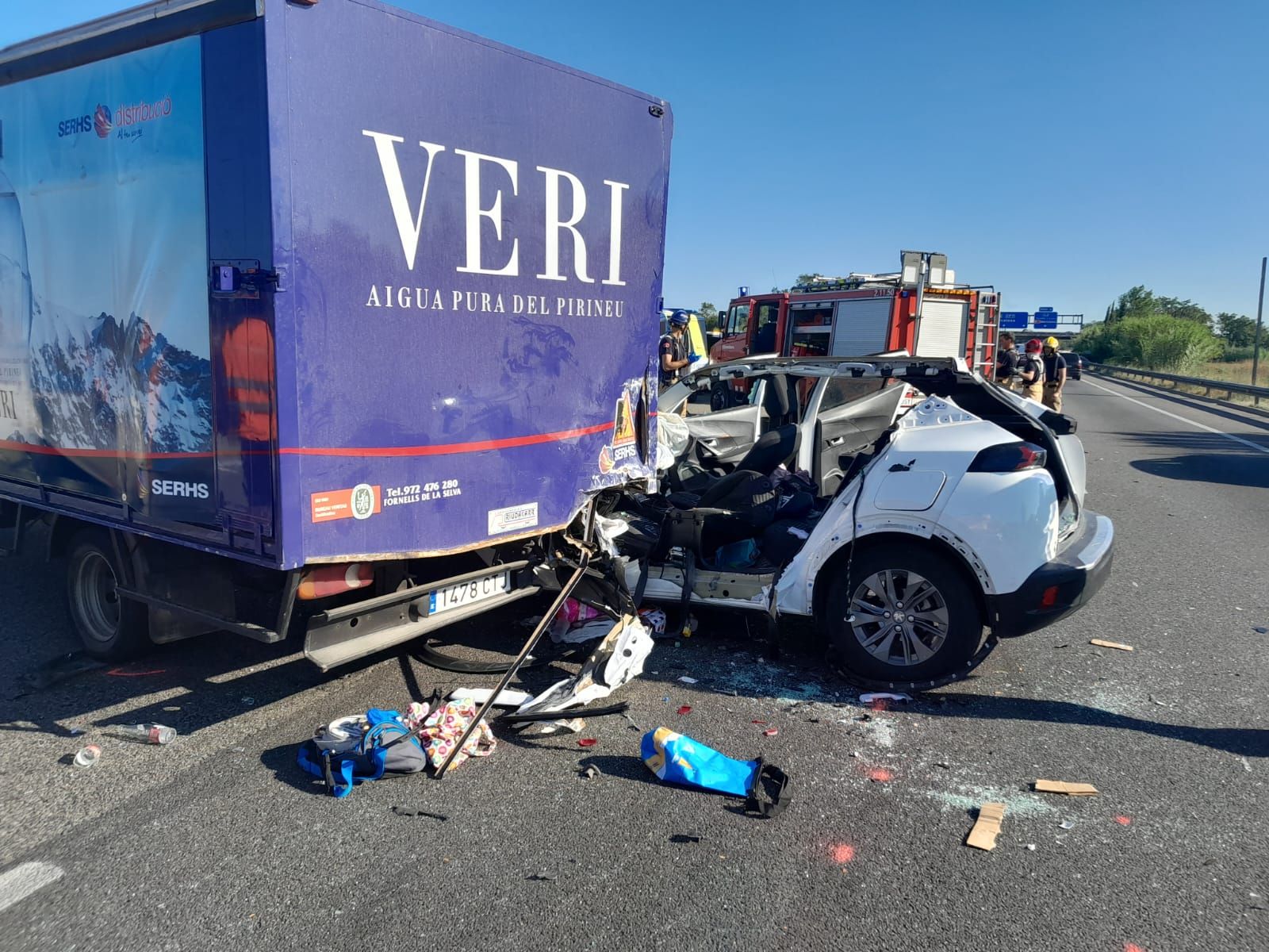 L&#039;accident ha provocat cues quilòmetriques a l&#039;AP-7