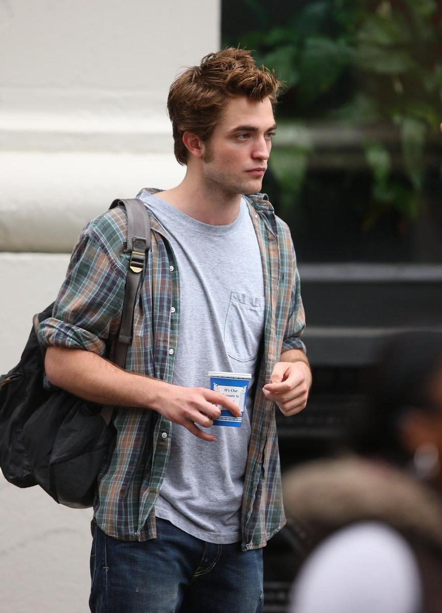 Robert Pattinson rodando Remember me'