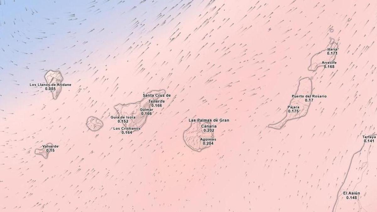 Previsión de la Aemet para este domingo en Tenerife: cielos nubosos en el norte, calima en medianías y menos calor
