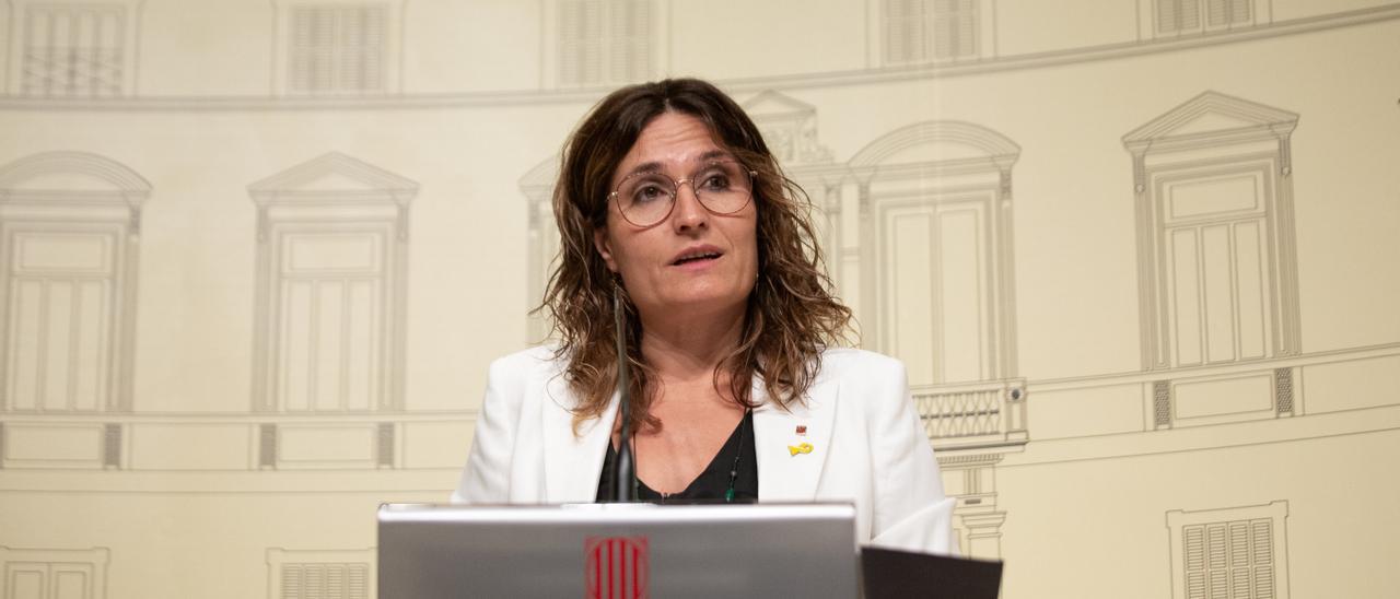 La consejera de Presidencia de la Generalitat de Cataluña, Laura Vilagrà.