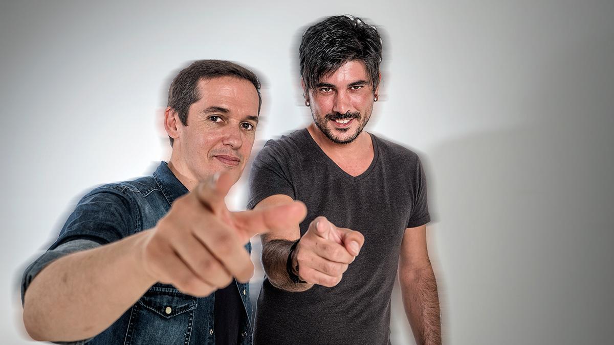Jorge Ruiz i Luis Gómez, el cantant i el guitarrista de Maldita Nerea, interpreten ’Bailarina’.