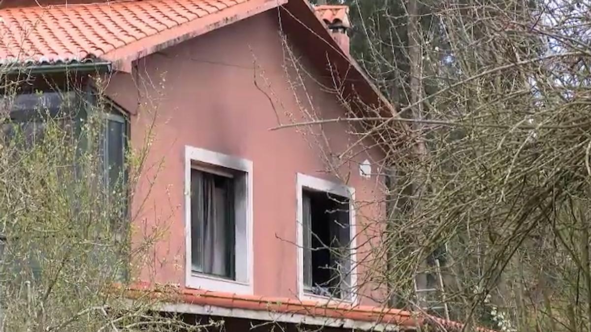 Vivienda incendiada en A Coruña donde murió una mujer de 98 años