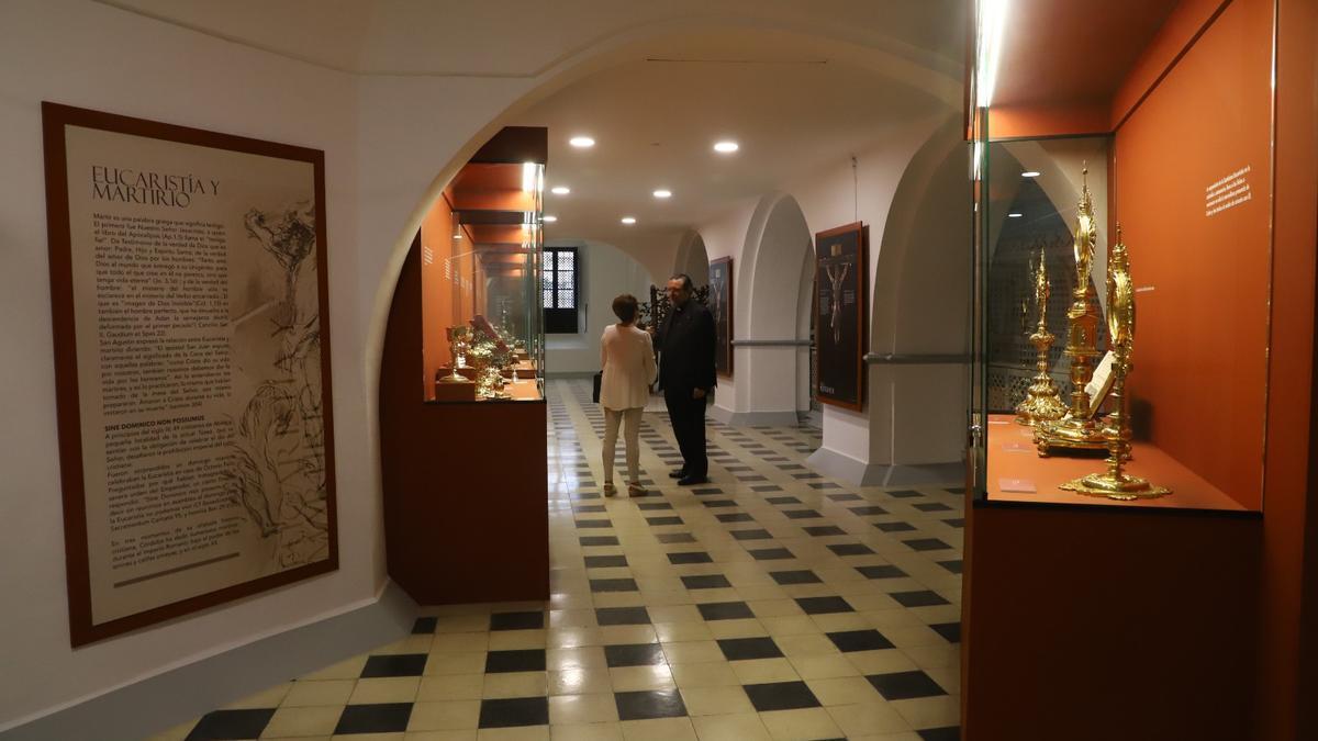 Interior del centro de interpretación de la iglesia del Juramento.
