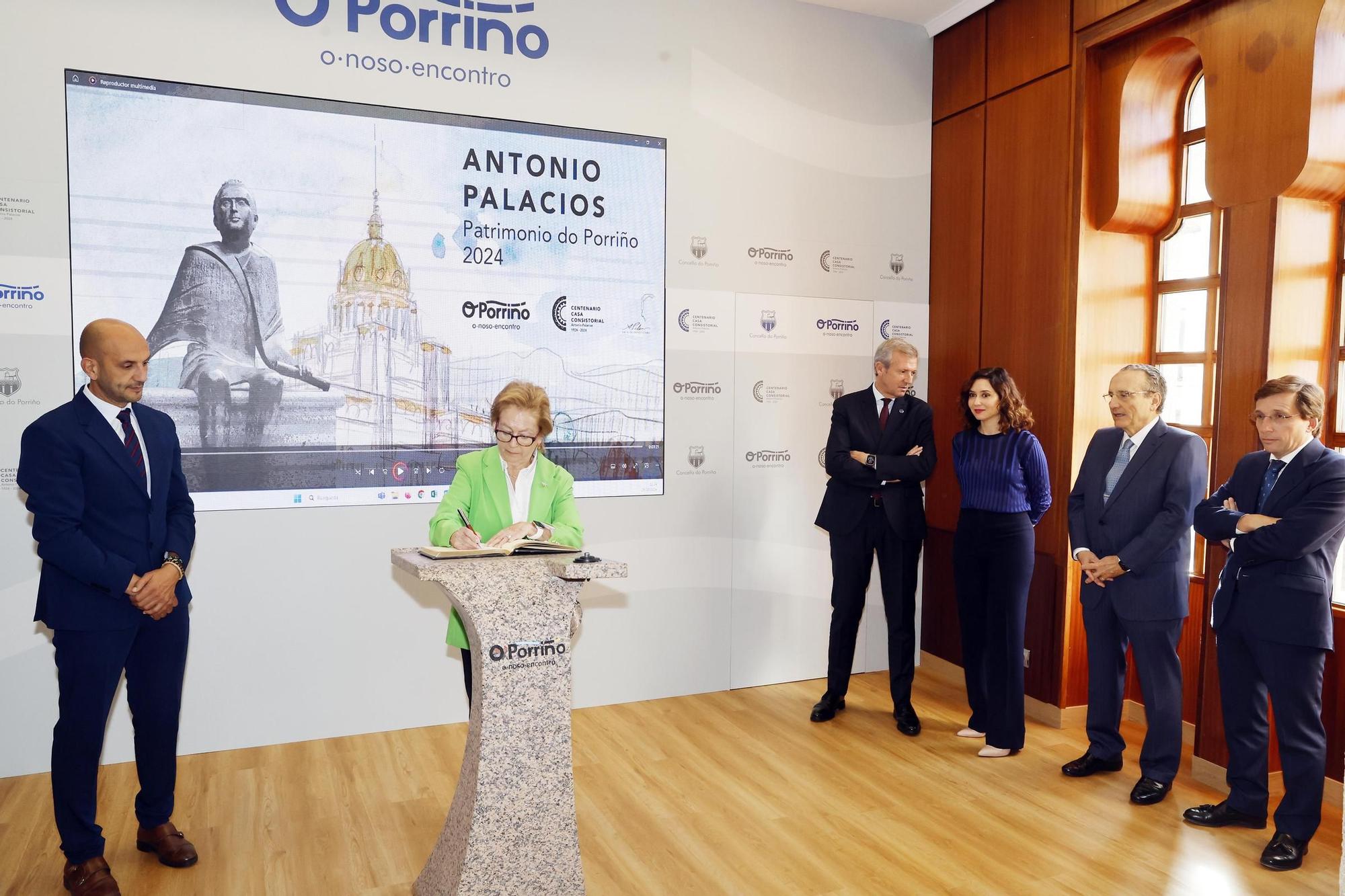 El hermanamiento Galicia-Madrid por el 150 aniversario de Antonio Palacios, en imágenes