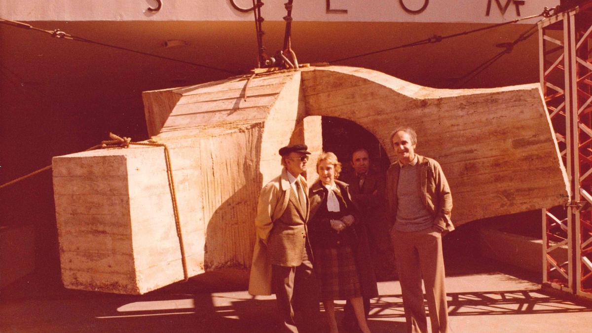 Sempre con Chillida en Nueva York, en 1979.