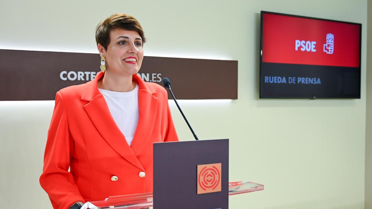 La portavoz adjunta del PSOE en las Cortes de Aragón, Leticia Soria.