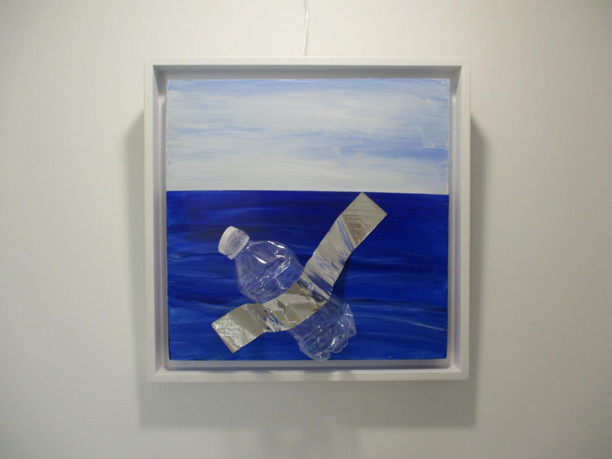 Obra de la artista Begoña Zamora, en la exposición en ACAS.