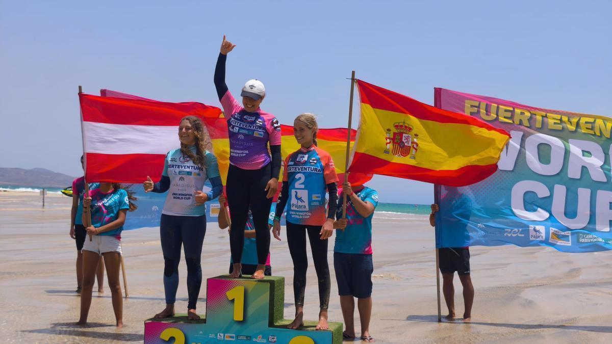 La española Nia Suardiaz, tercera del mundo en Fuerteventura