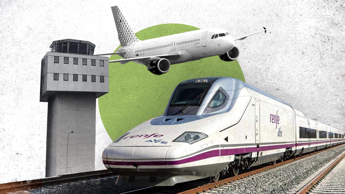 ¿Cuántos viajeros diarios le quita el AVE al vuelo Asturias-Madrid?