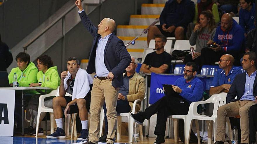 Alonso, en el partido del pasado domingo contra el Cáceres.