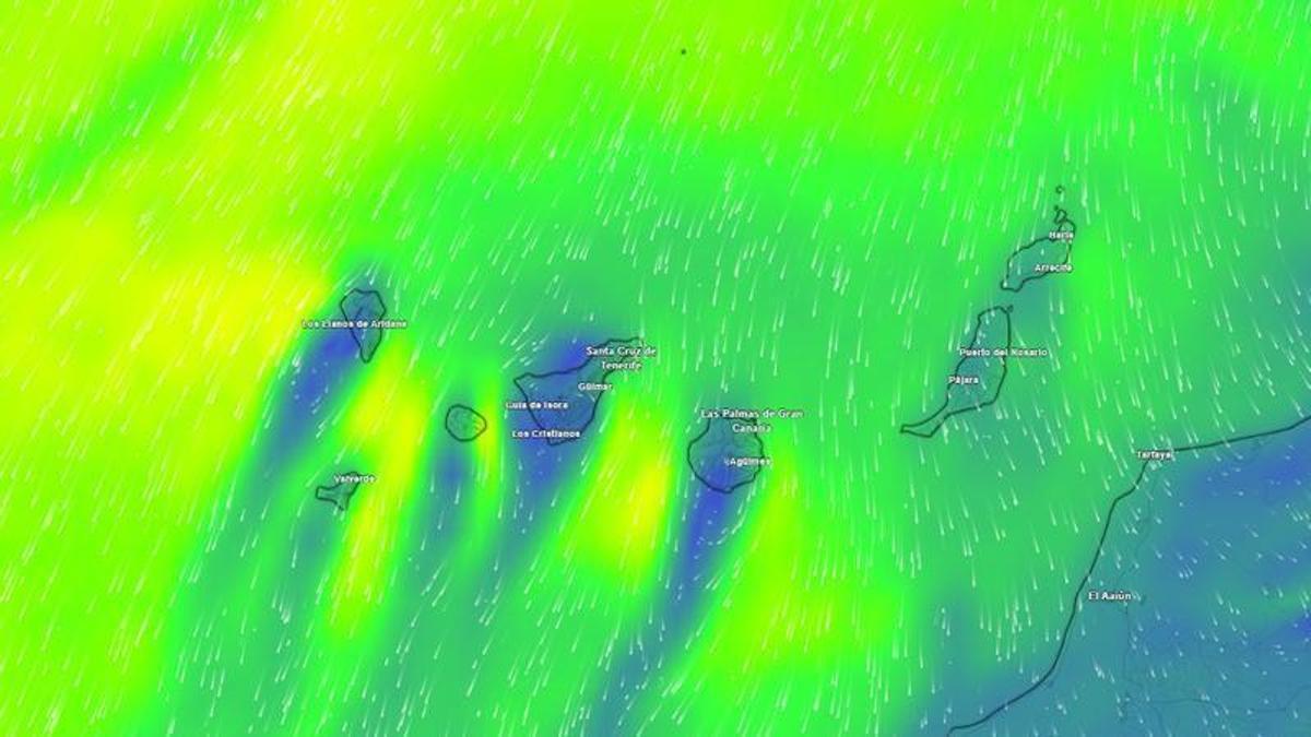 Pronóstico del tiempo en Canarias del 23 al 28 de marzo