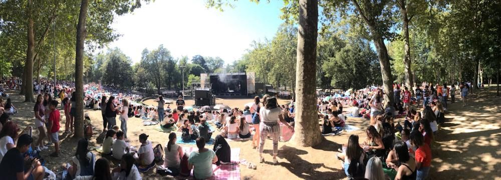 Ambiente en Castrelos horas antes del concierto de Operación Triunfo // FdV