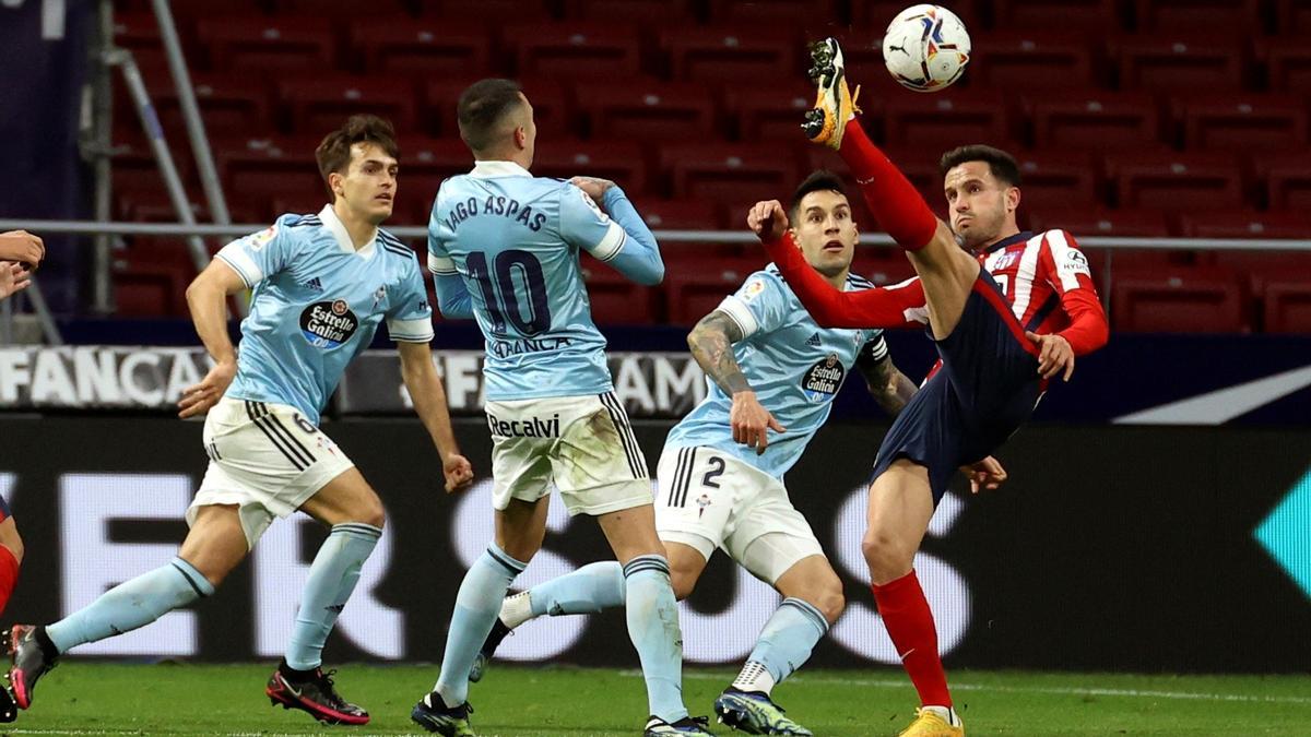 Las fotos del Atlético de Madrid - Celta en el Metropolitano