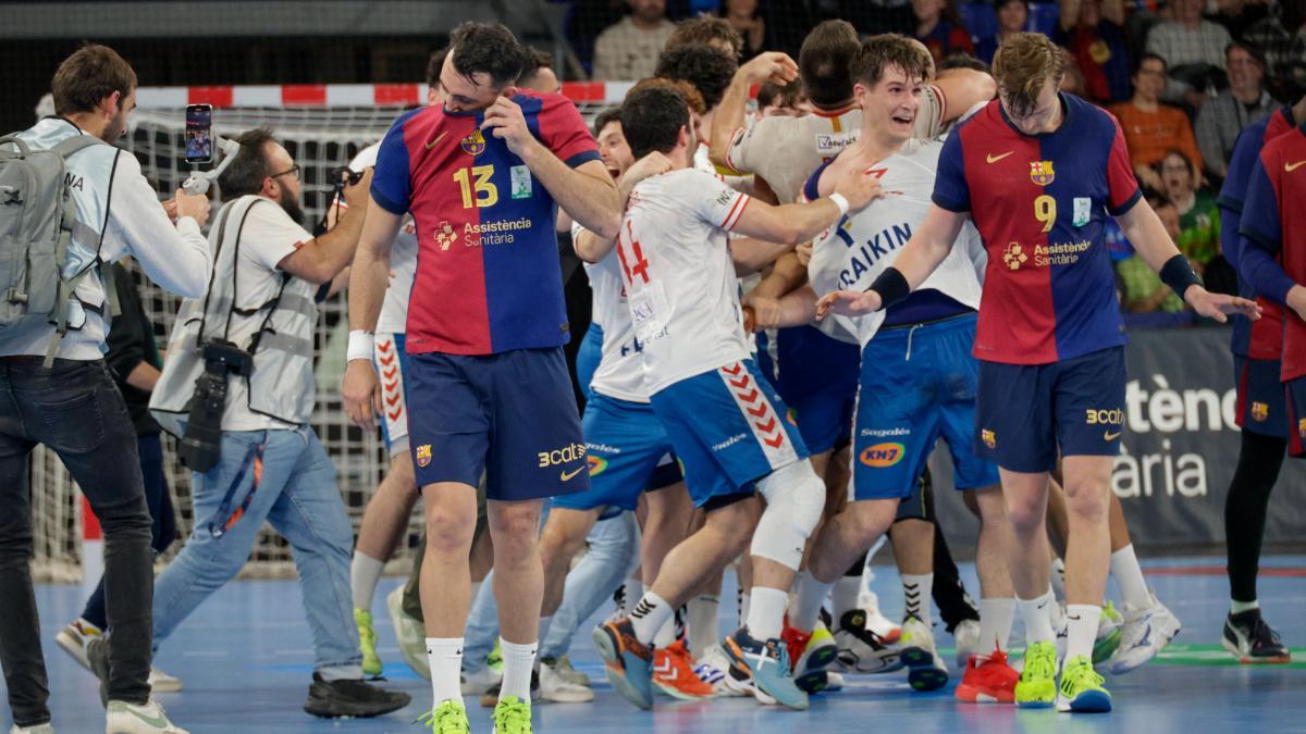 El Granollers asaltó el Palau Blaugrana en su última visita