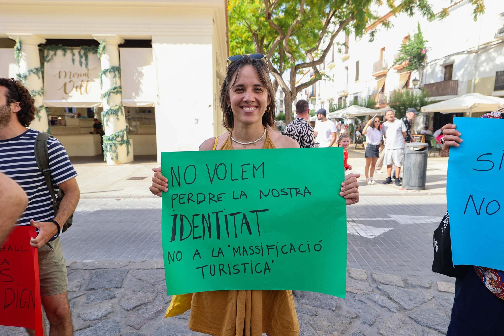 Manifestación contra la masificación turística en Ibiza