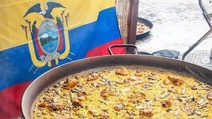 La paella ganadora de Sabor Amar Paellas que ha ganado el concurso.