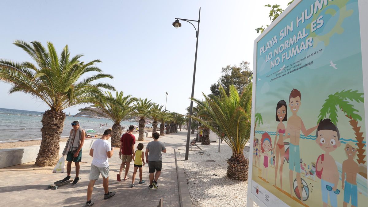 Mazarrón es uno de los municipios murcianos con playas sin humo.