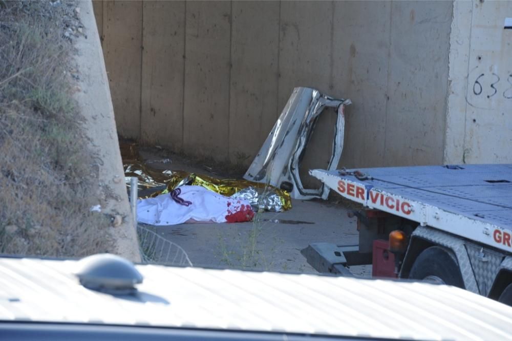 Grave accidente en la autovía Lorca-Águilas