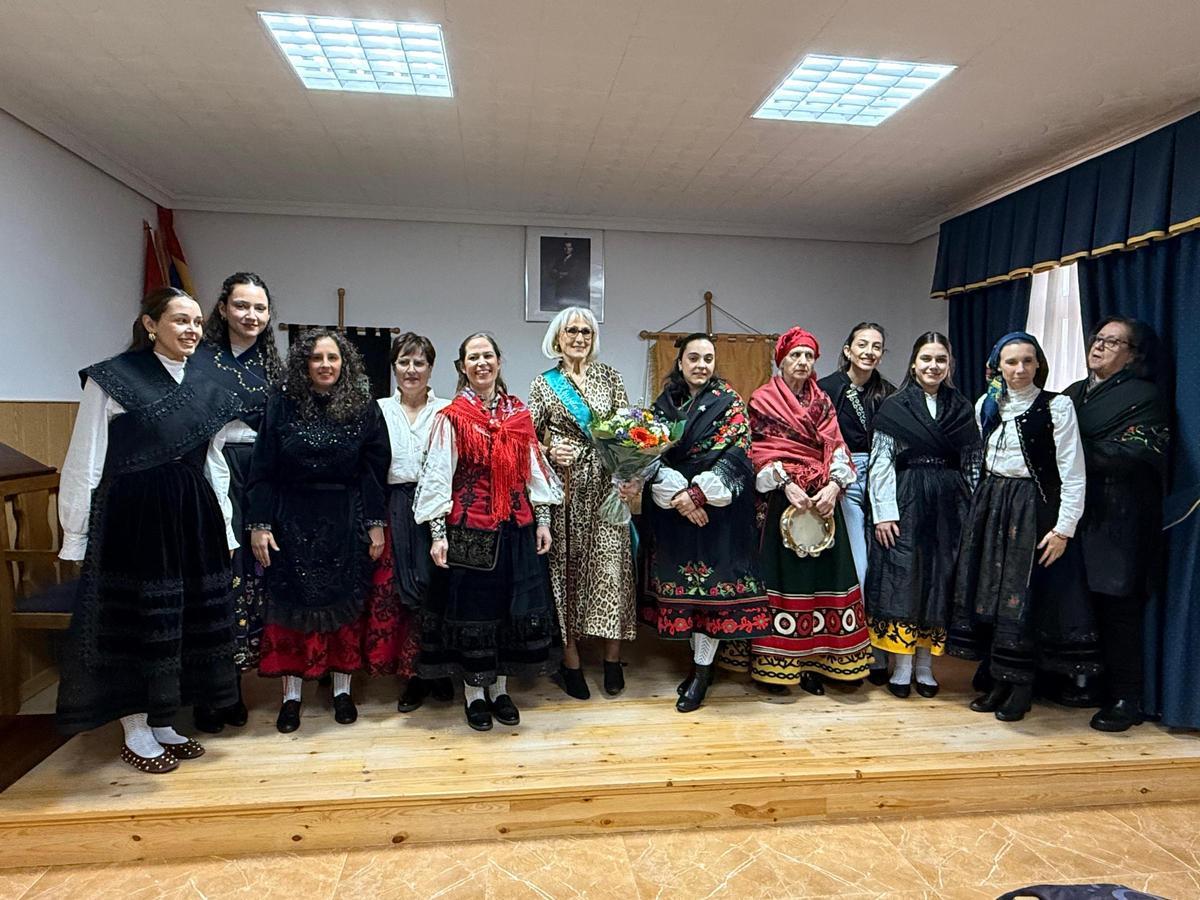 Fiesta de las águedas en Pobladura del Valle.