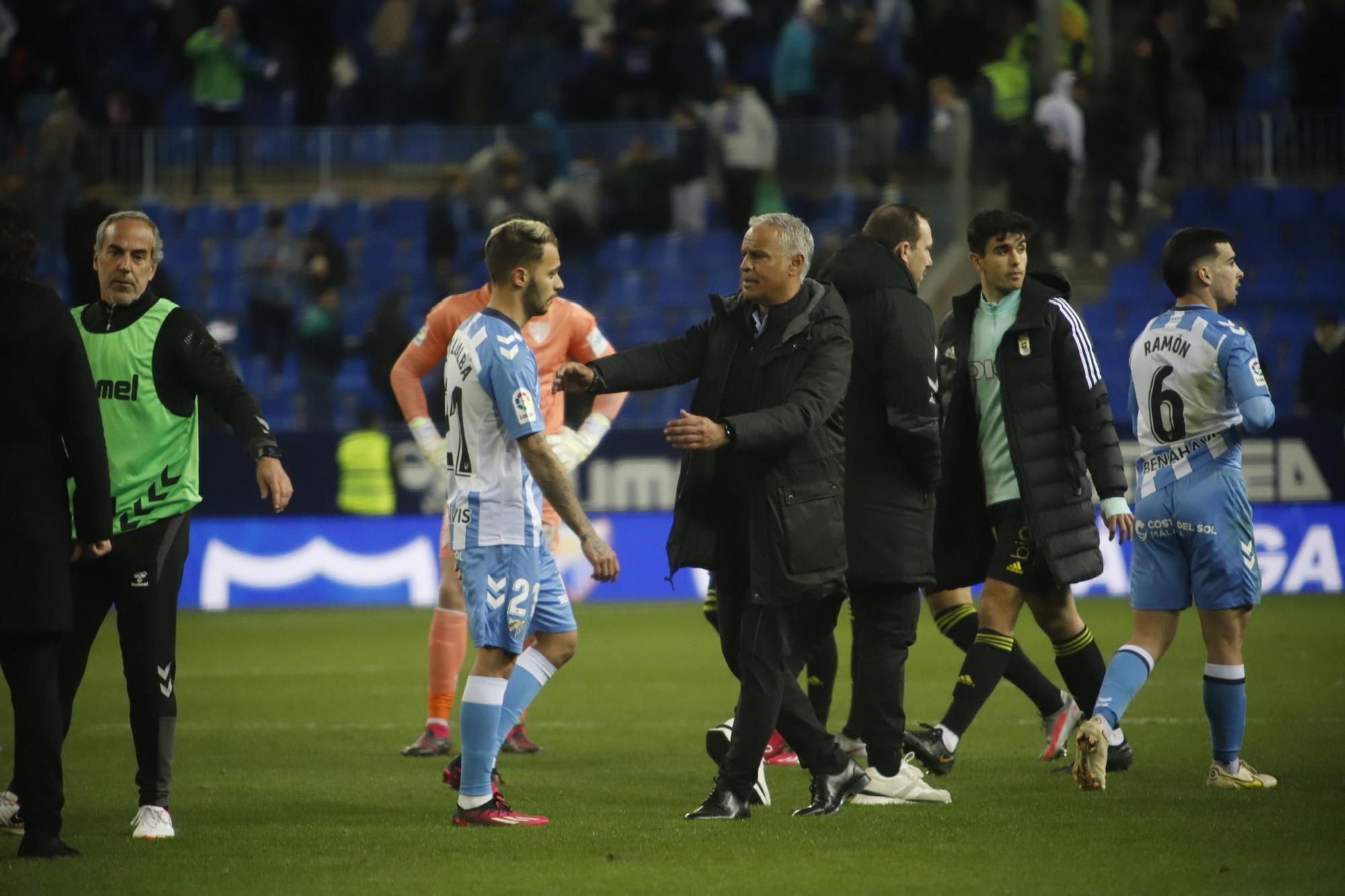 El Málaga CF - Real Oviedo, en imágenes