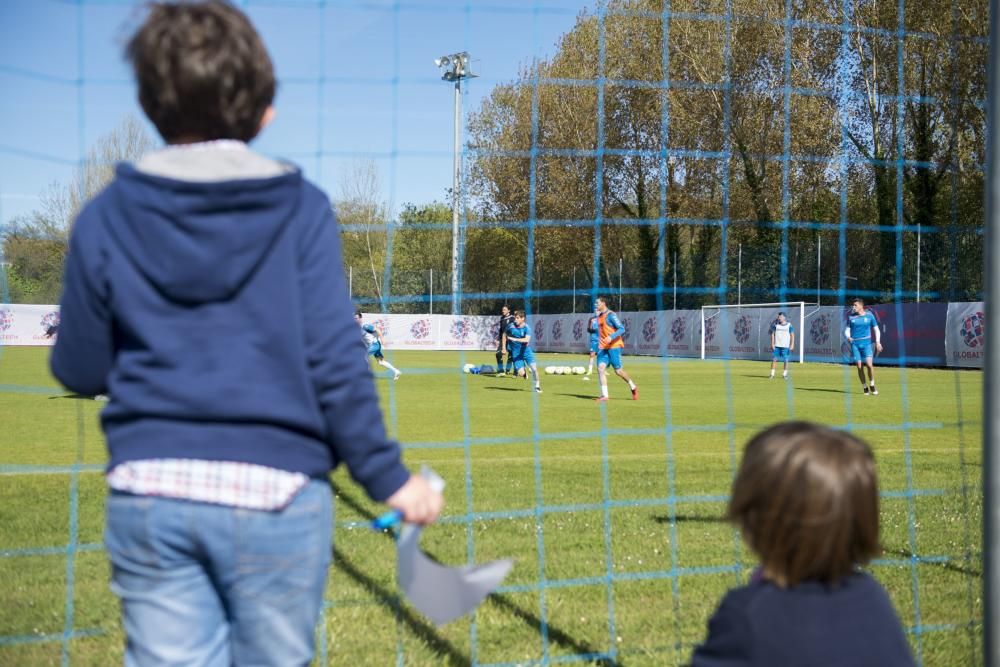 Entrenamiento del Real Oviedo