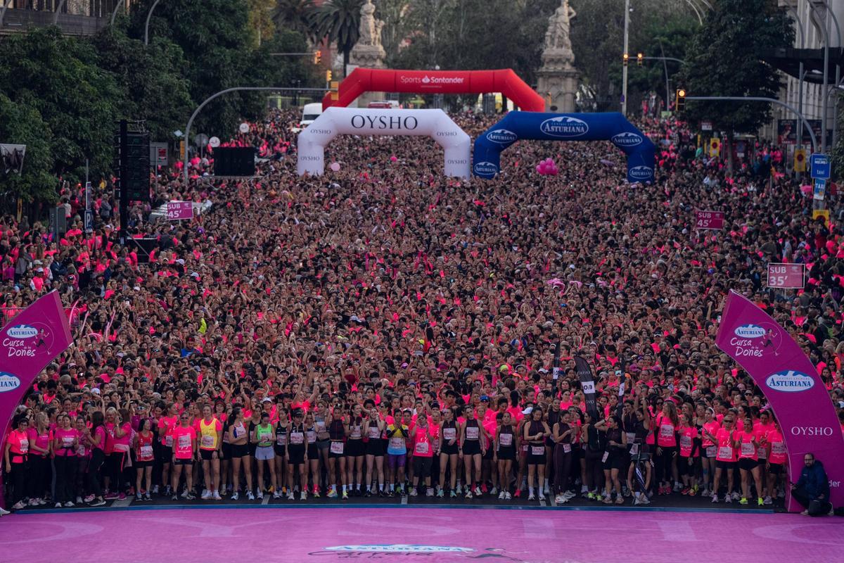 Búscate en la Cursa de la Dona: el gran evento con récord de participación y recorrido renovado