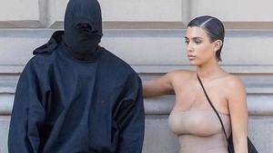 Bianca Censori y Kanye West.