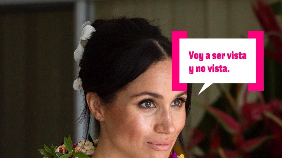 Meghan Markle vestida de flores: vista y no vista