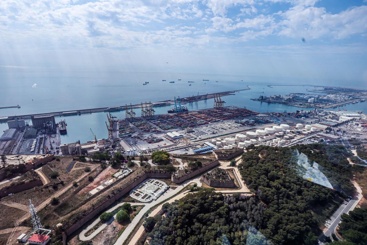 Las obras en Barcelona desde el aire