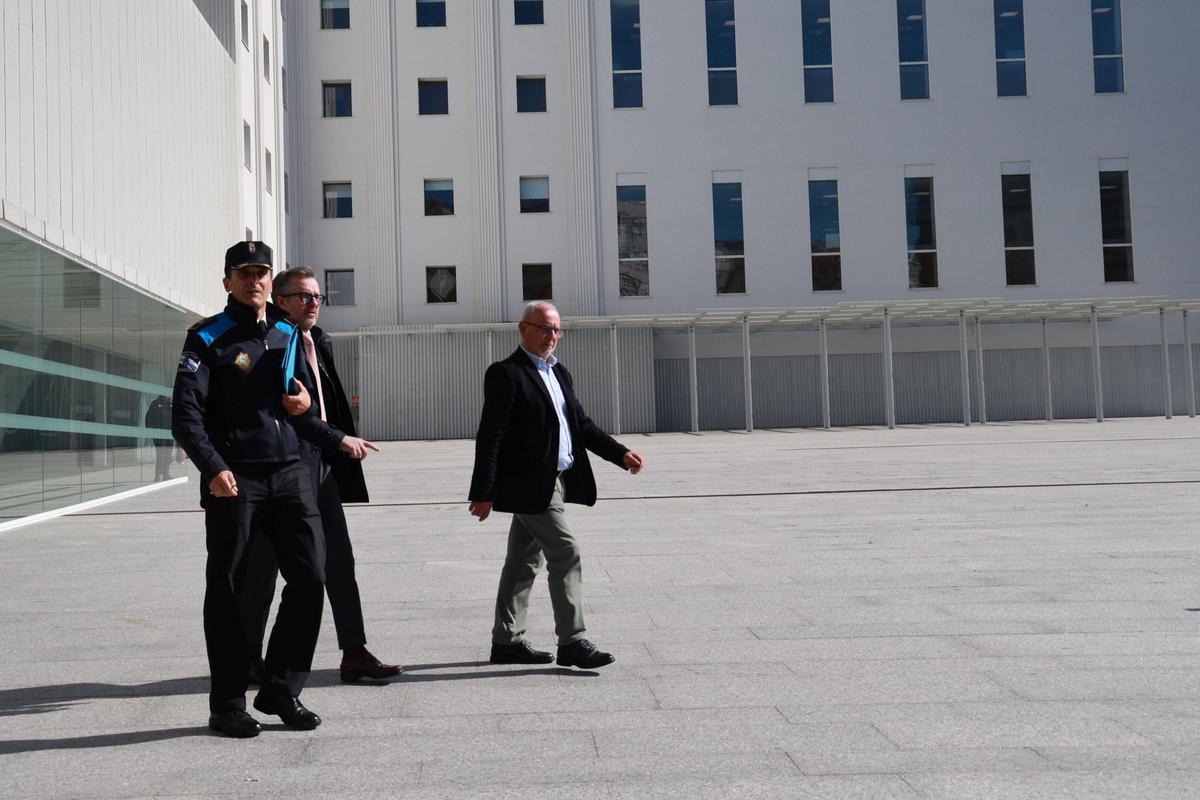 Alberto Carballo, a la salida de los juzgados.