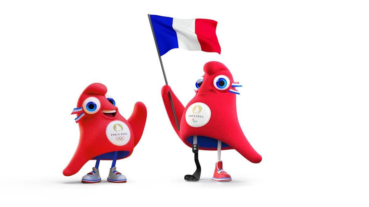 Las Phryges, las mascotas de los Juegos Olímpicos y Paralímpicos de París 2024