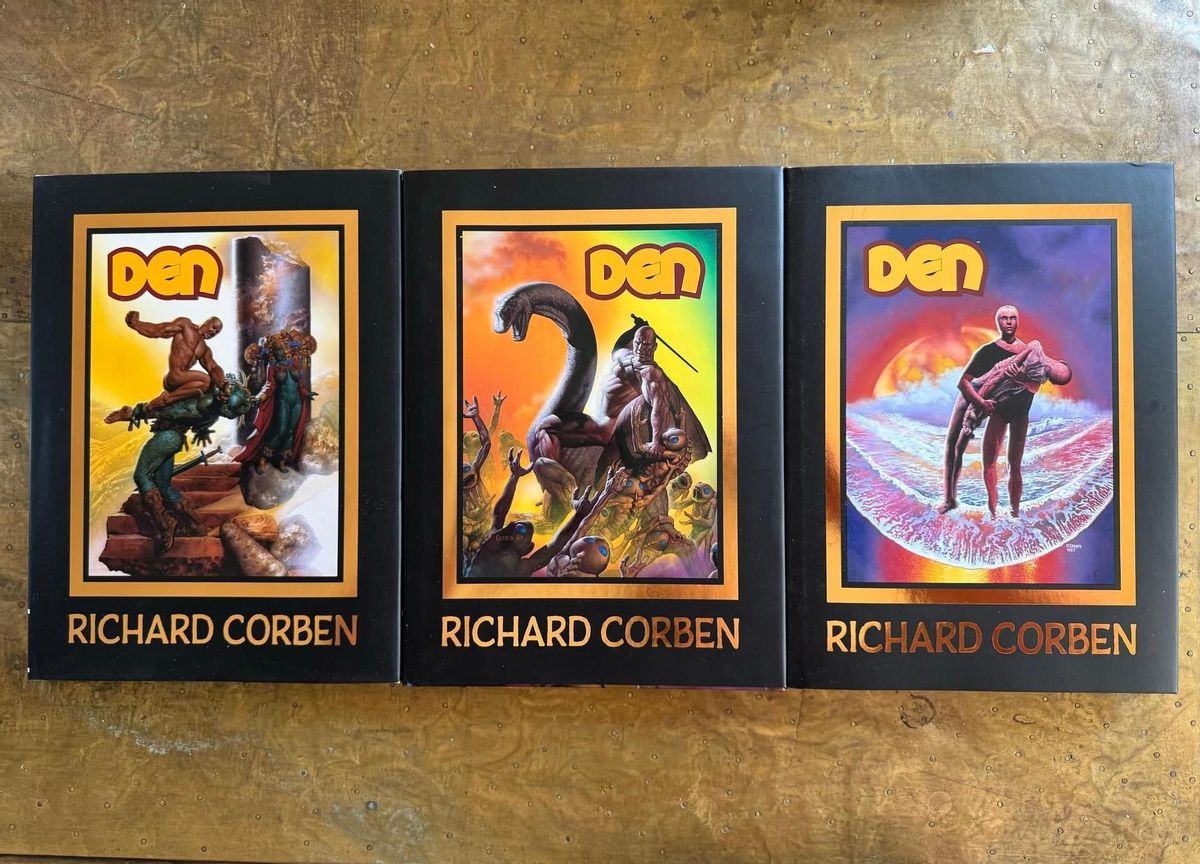 Las reediciones de 'Den' de Richard Corben para las que José Villarubia ha restaurado el color.