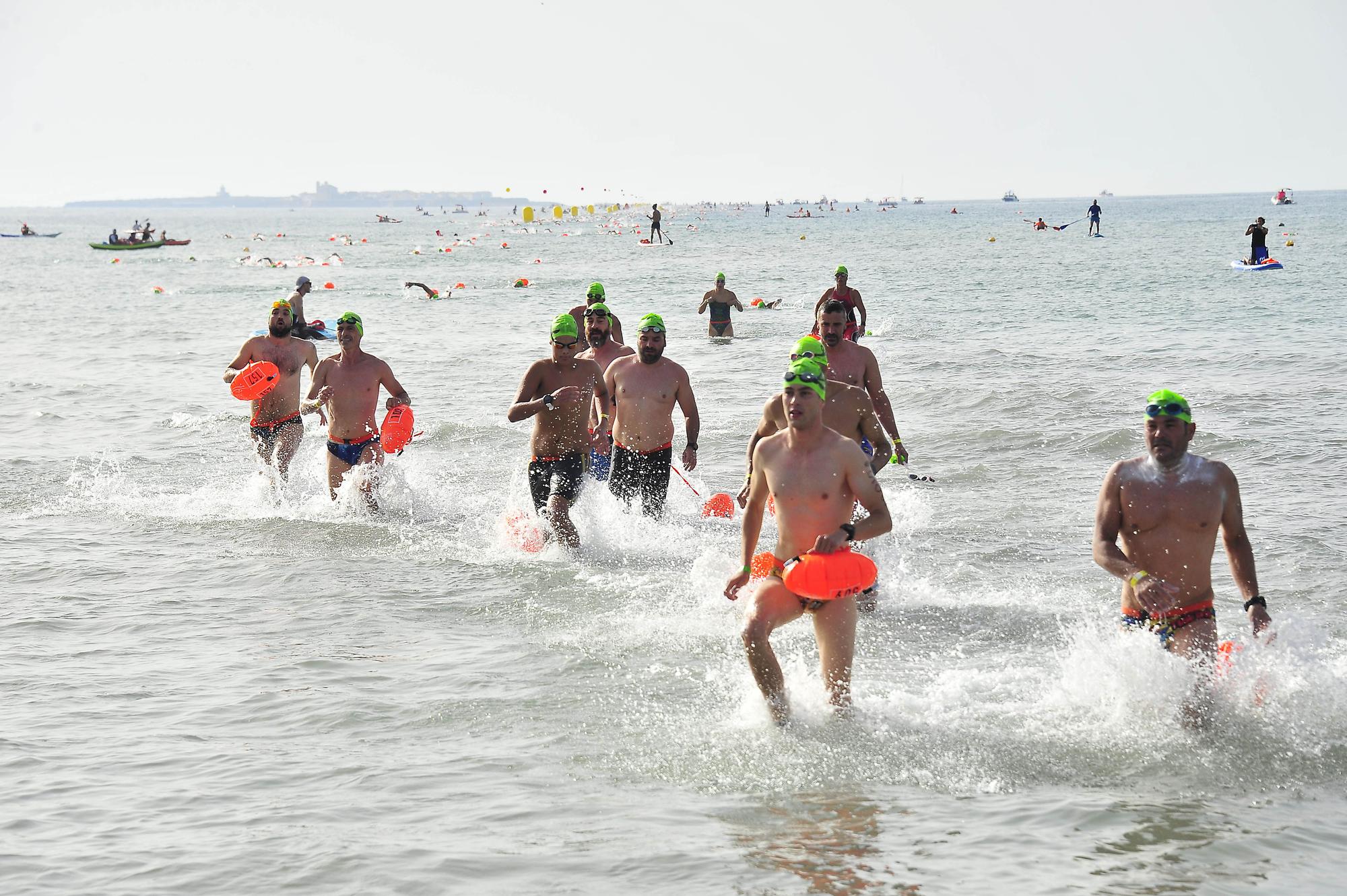 Travesía a nado Tabarca-Santa Pola.