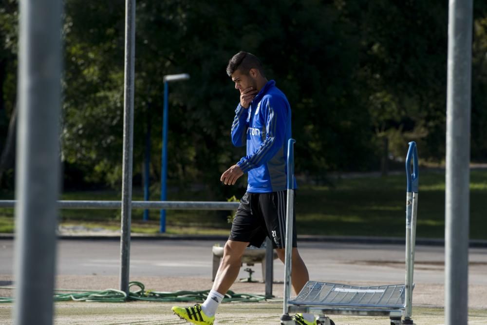 Entrenamiento del Real Oviedo