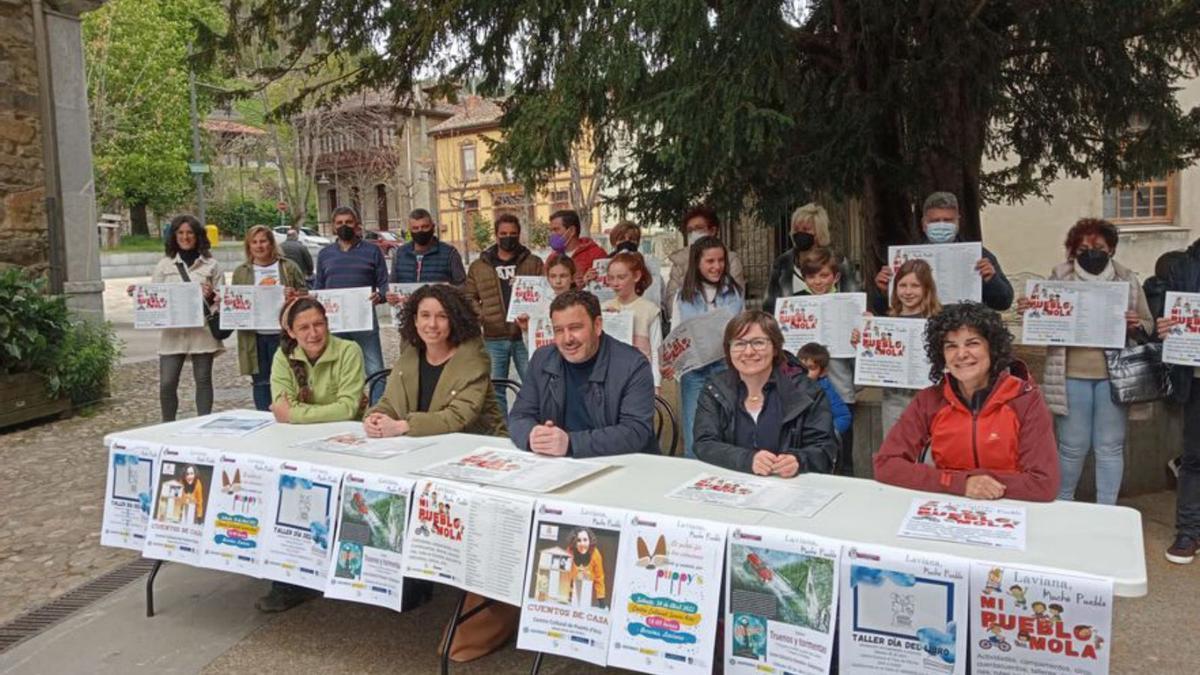 La presentación en Villloria de las actividades.