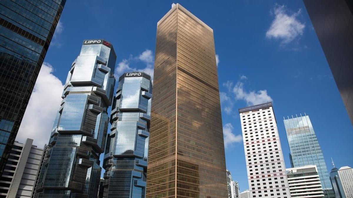 Vista general del Centro de Finanzas de Hong Kong, donde se encuentra el Consulado General de la República de Corea del Sur.