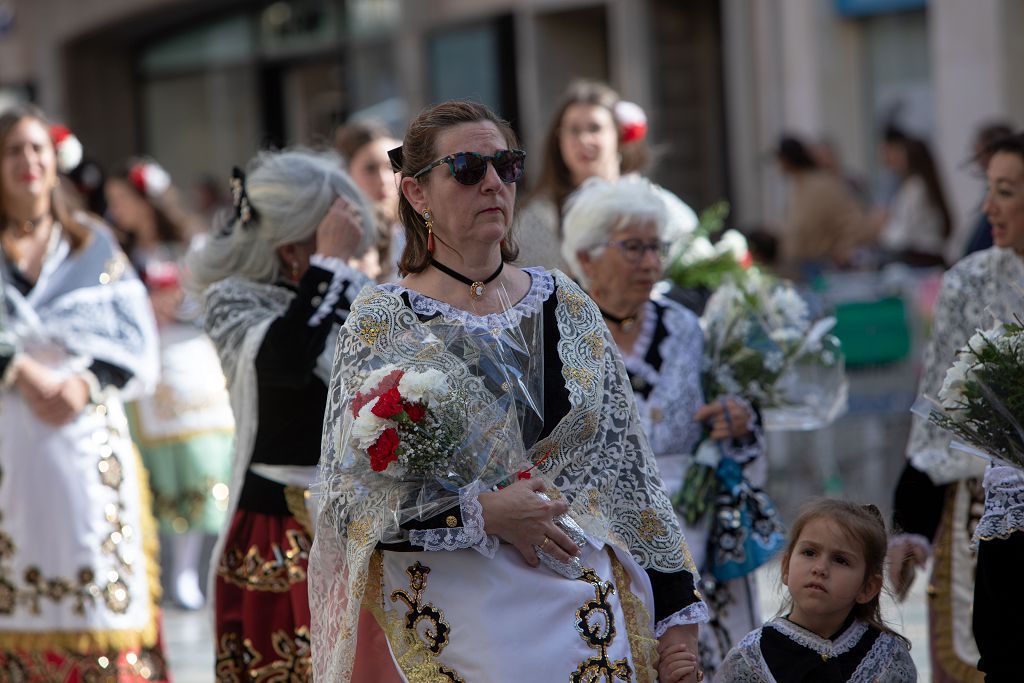 Las imágenes de la ofrenda floral a la Virgen de la Caridad en Cartagena