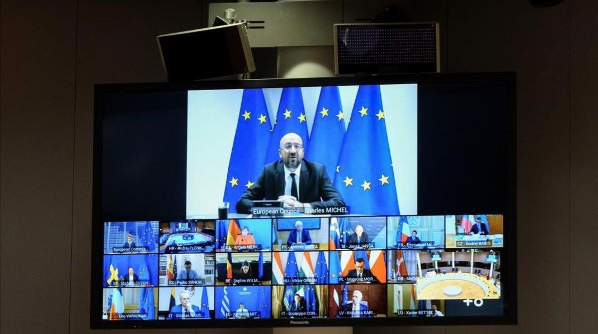 zentauroepp53809122 european council president charles michel  top of screen  sp200619151728